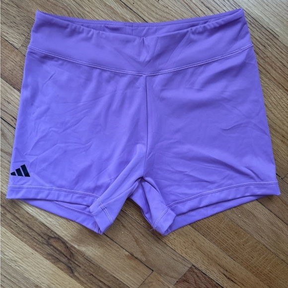 Adidas Women's Lavender Athletic Shorts - Picture 1 of 3